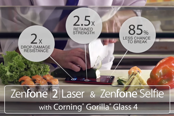 Asus ZenFone 2 Laser and ZenFone Selfie promoted as sushi-proof phones
