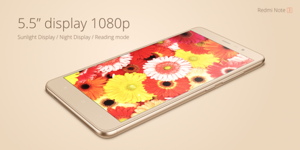 Redmi Note 3 Display 5.5 Full HD