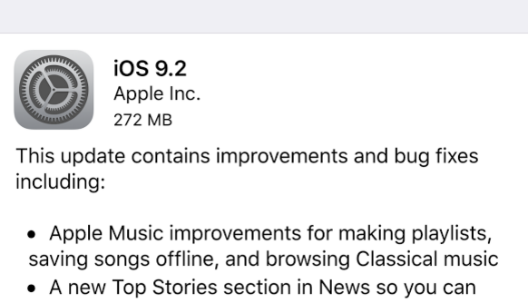 iOS9.2