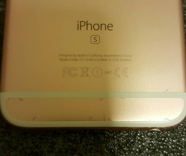 iPhone 6s Plus aluminium chipping