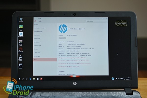HP Star Wars Special Edition Notebook-16