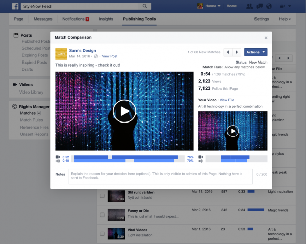 Facebook Rights Manager Pic