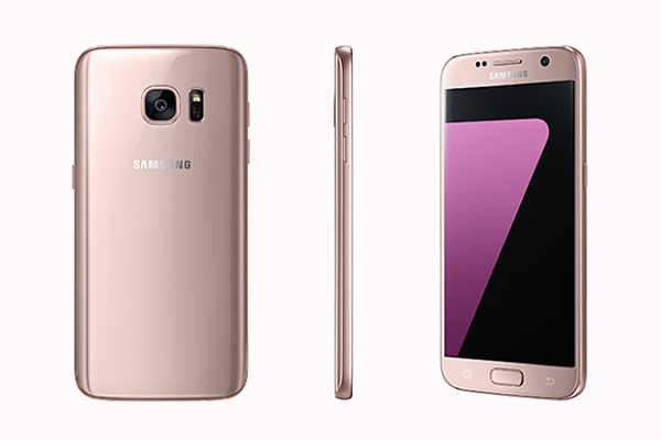 Galaxy S7 and S7 edge in Pink Gold