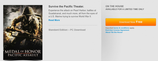 MEDAL OF HONOR PACIFIC ASSAULT free