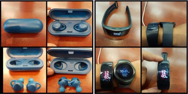 Samsung Gear Fit 2 and Gear IconX
