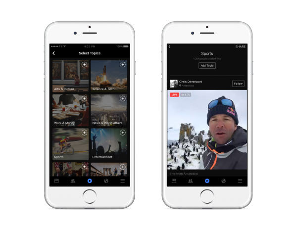 Video Home Topic Feeds iOS
