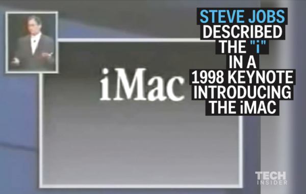 What the 'i' in 'iPhone' stands for 1