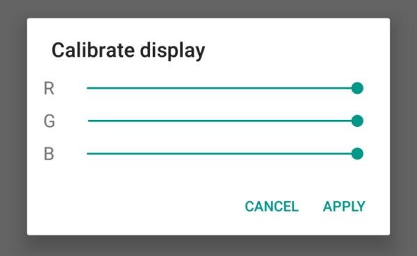 15. Display calibration