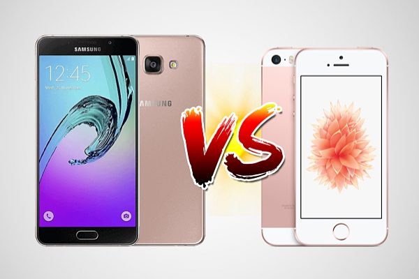 Galaxy A7 (2016) vs iPhone SE