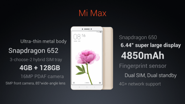 Xiaomi Mi Max 3