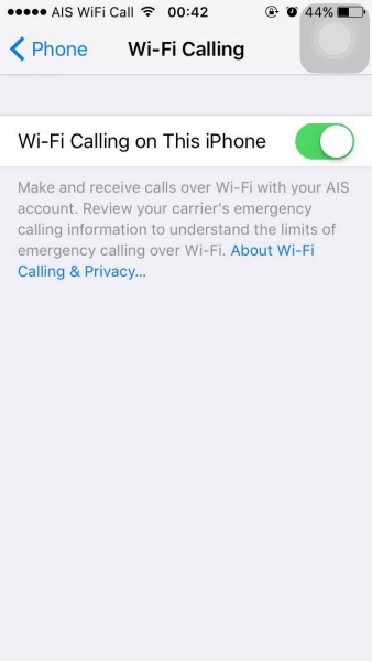 AIS-WiFi-Calling