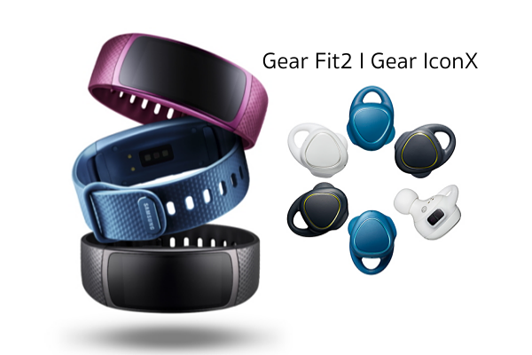 Gear Fit2 and Gear IconX