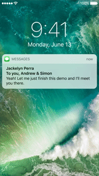 Rich notifications iOS 10