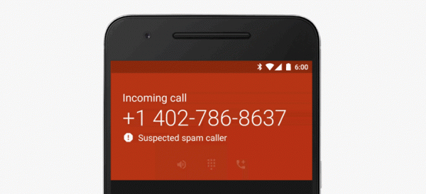 Google's Phone app now shows a warning about spam callers