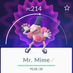 Mr. Mime พบได้ในยุโรป