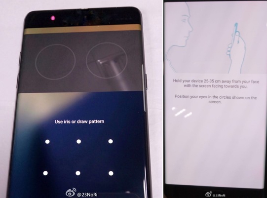 Samsung Galaxy Note 7′s iris scanning technology