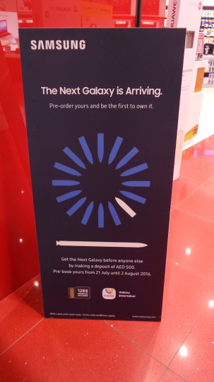 Samsung Galaxy Note7 Pre-Order