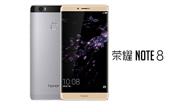 Honor Note 8 Silver Black