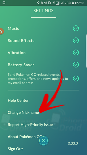 How to change your nickname in Pokémon Go 003