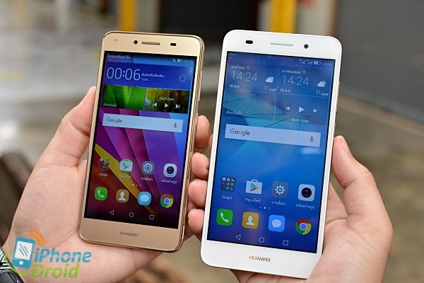 Huawei Y5II (ซ้าย) และ Huawei Y6II (ขวา)