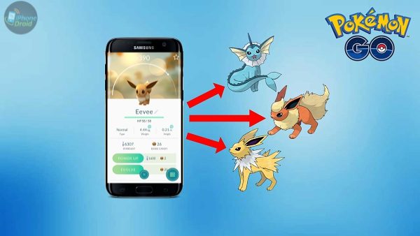 Manually Evolve Eevee Into Jolteon, Flareon and Vaporeon