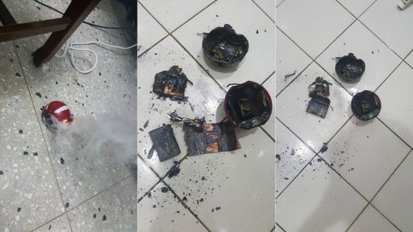 Power Bank explodes 1