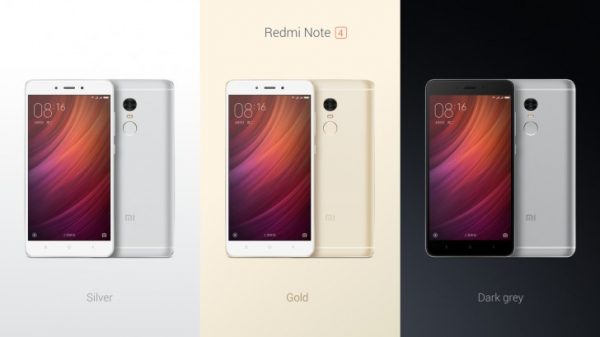 Xiaomi Redmi Note 4 Colors