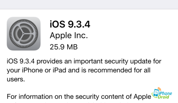 iOS9.3.4
