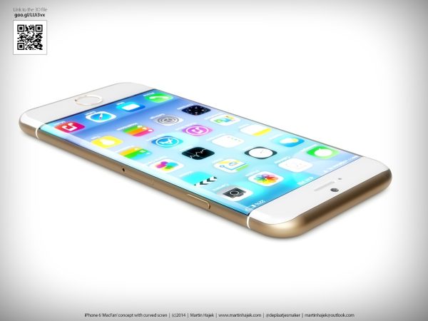 iPhone Dual-curve display concept