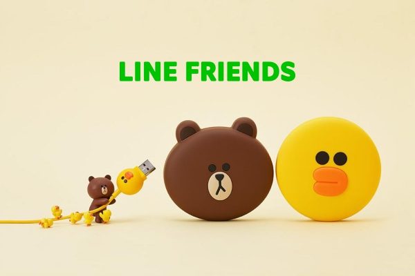 LINE FRIENDS POWER BANK BROWN AND SALLY 1