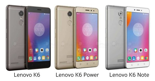 Lenovo K6 Series