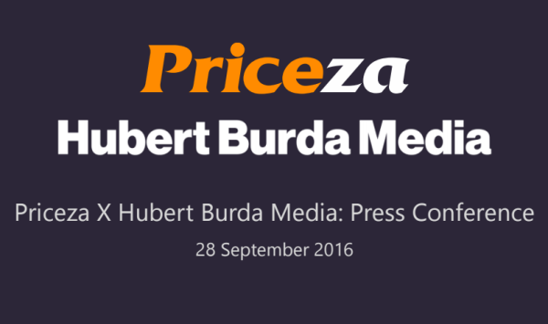 Priceza and Hubert Burda Media