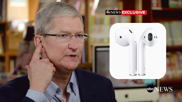 Tim Cook AirPods