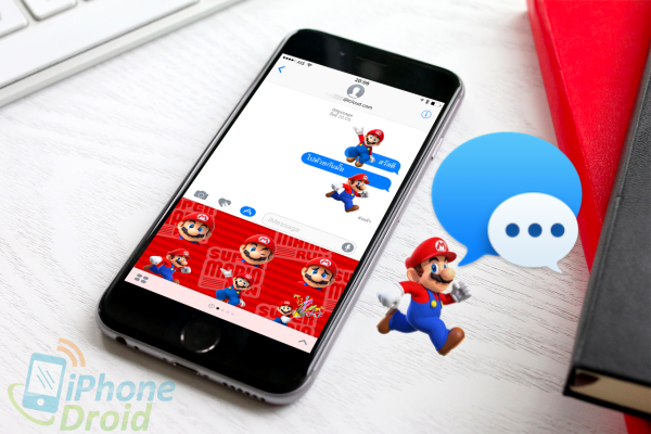 iMessage App Store goes live on iOS 10 with Super Mario stickers pack
