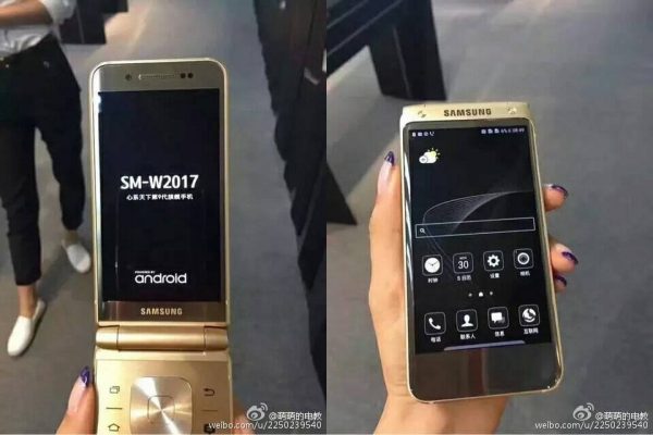 live images of the SM-W2017 have surfaced