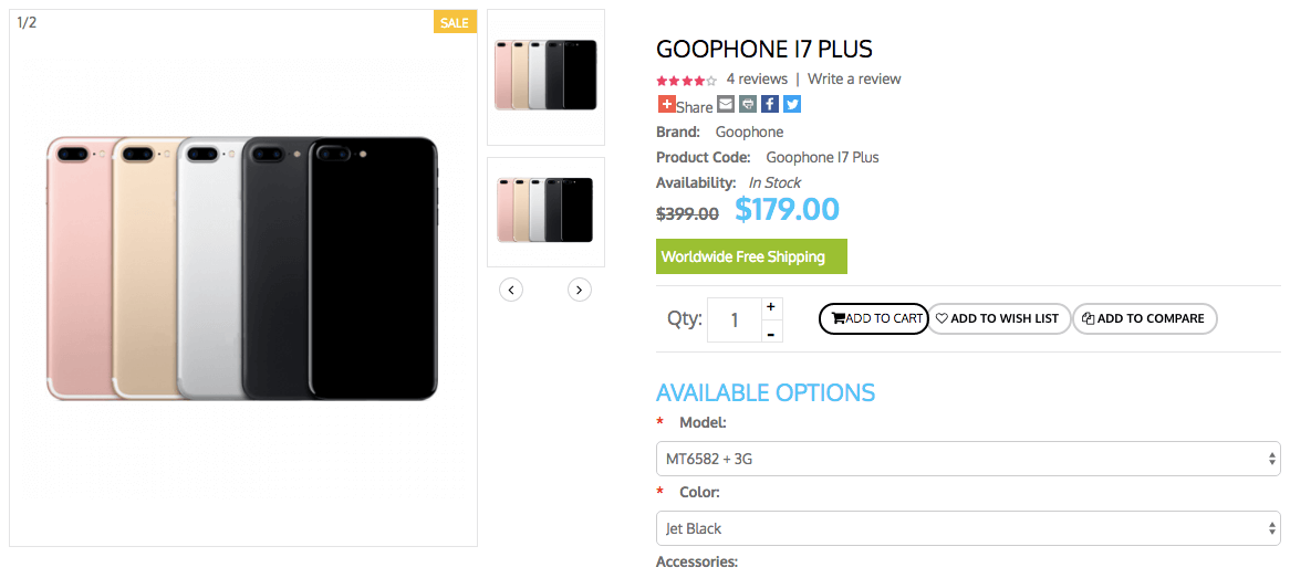 GOOPHONE I7 Plus