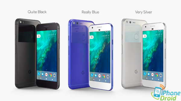 Google Pixel Colors