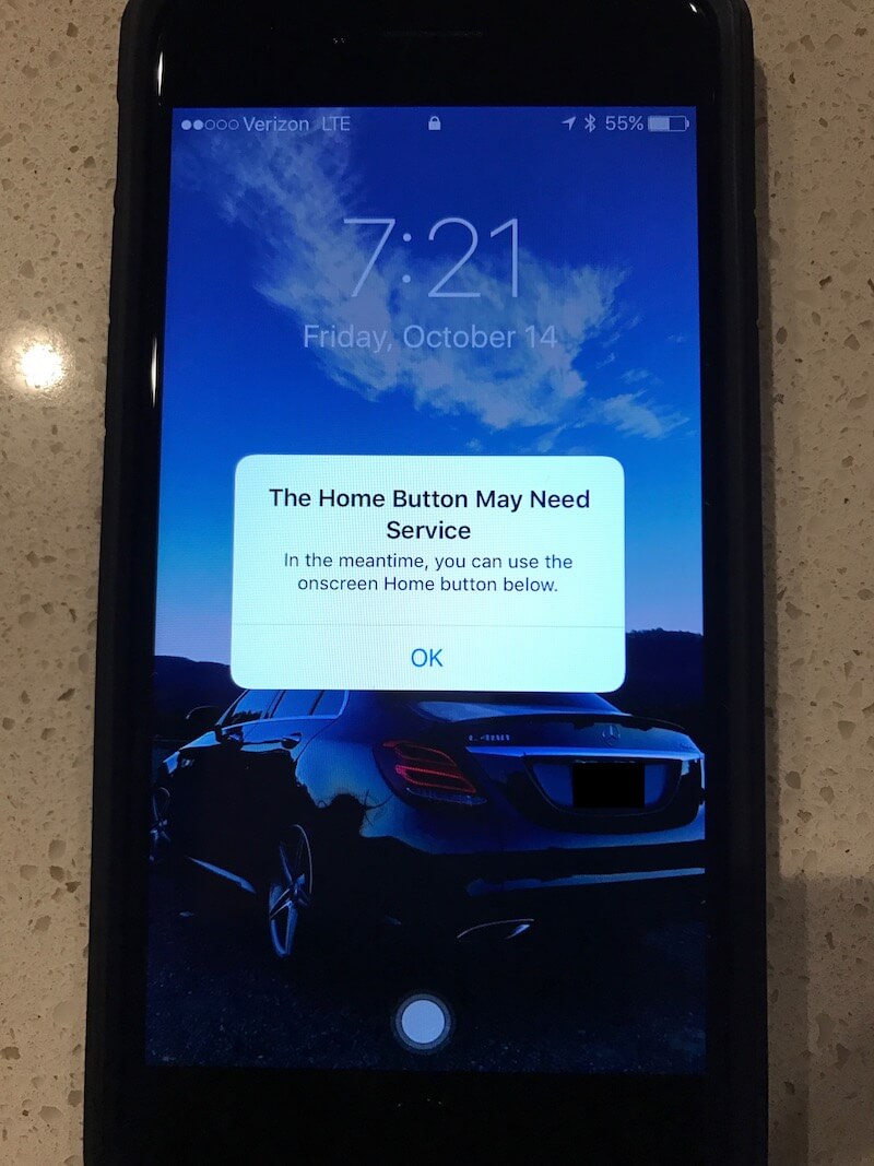 Home Button Fails on an iPhone 7