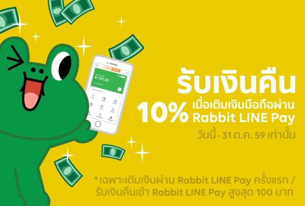 Mobile Top-up to get Cash back