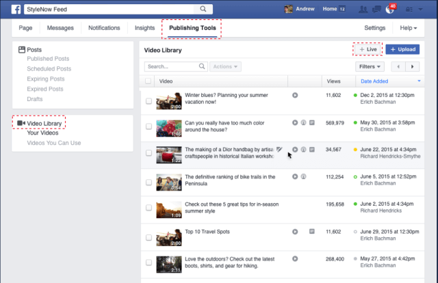 Scheduling a Live Broadcast Via the Live API 1