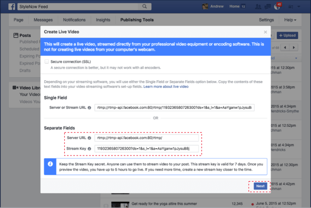 Scheduling a Live Broadcast Via the Live API 2