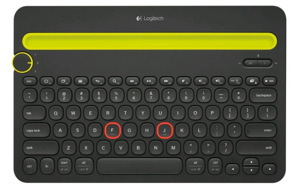 Why is there bumps on the F and J keyboard keys 1