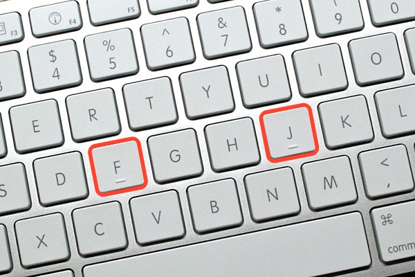 Why is there bumps on the F and J keyboard keys