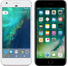 iPhone 7 and Google Pixelpng