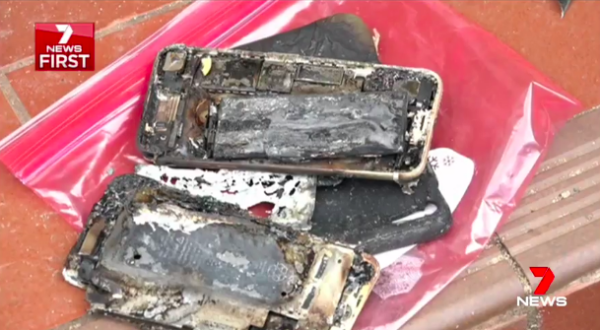 iPhone 7 bursts into flames, destroys vehicle 1