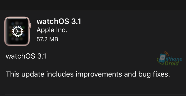 watchOS3.1