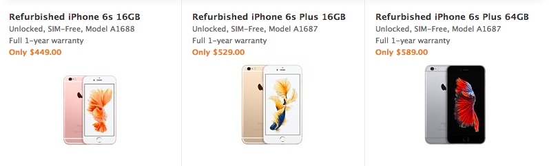 Refurbished iPhone 6s