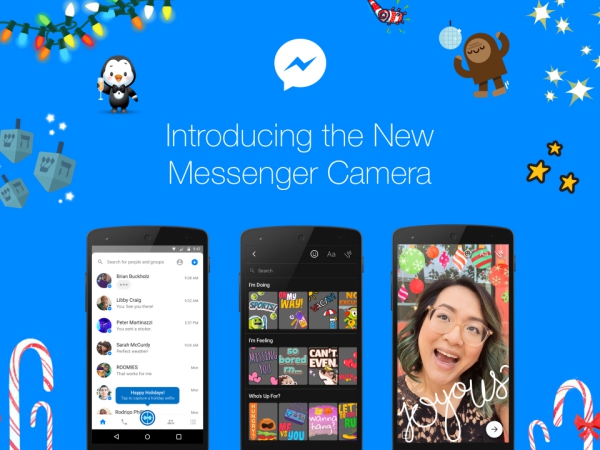 Facebook Messenger has a newer, faster camera with art and special effects