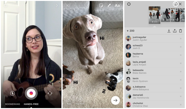 Instagram adds stickers, one tap video recording to Stories 1