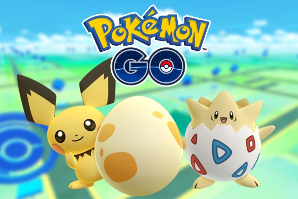 Pokemon GO Togepi and Pichu